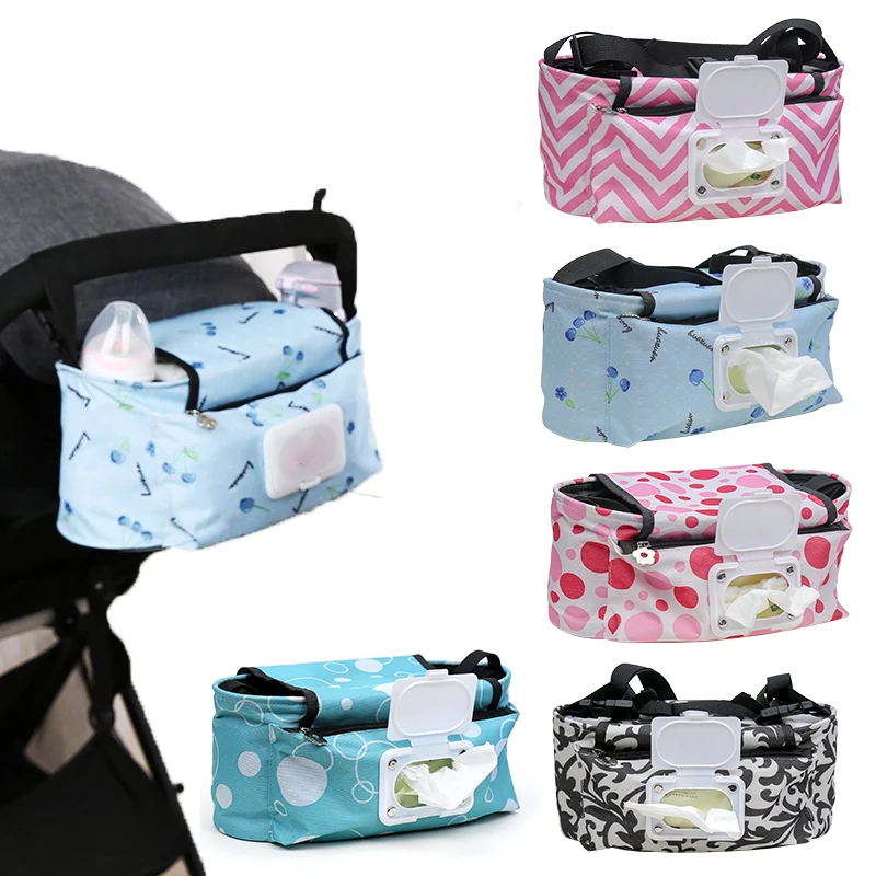 

Multifunctional Baby Stroller Bag Large Capacity Stroller Accessories Mummy Diaper Organizer Mother Baby Pram Storage Nappy Bags