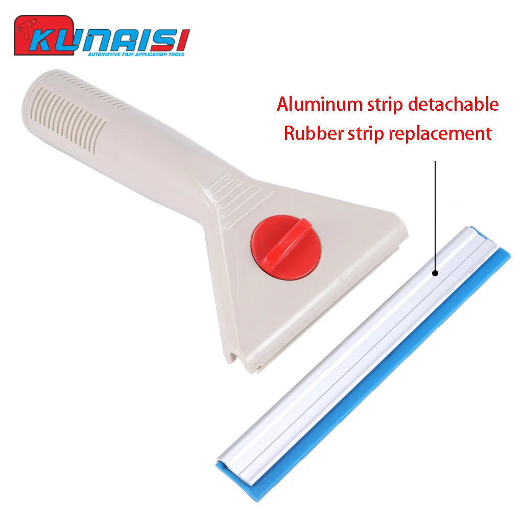 KUNAISI car film application tool aluminum strip silicone scraper car cleaning tool glass cleaning