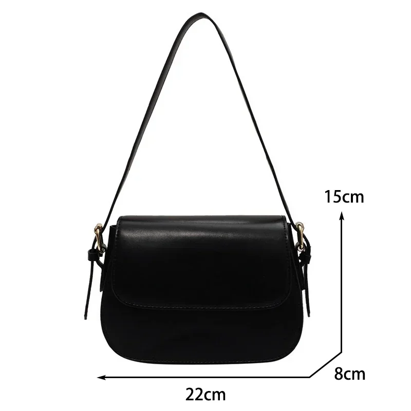 Advanced Texture Retro Small Saddle Bag Women 2026 New Popular All-Match Messenger Bag Fashion Underarm Bags Square Sling Bag