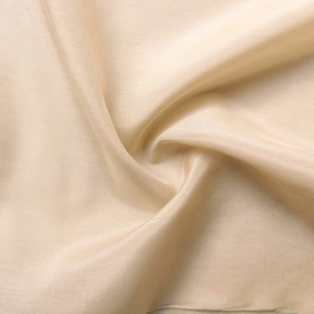 Luxurious Mulberry Silk Cotton Blend Fabric in White and Black - Perfect for Dresses, Scarves, and Decorations