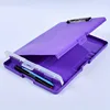 1pc Large Capacity Multifunctional Nursing Clipboard - Heavy Duty Plastic Storage with Low Profile Clip, Pen Holder, 4