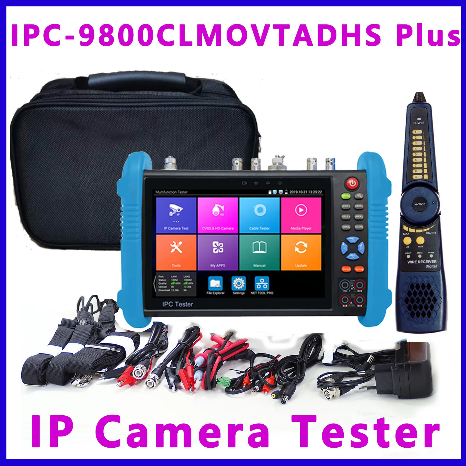 Ipc Tester 9800 adhs Plus Cctv Tester Camera Monitor For Security ...