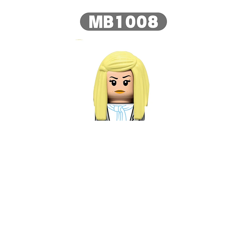 MB1001 빌딩 블록 사무실 직원 조립 브릭 액션 피규어 어린이용 소형 인형