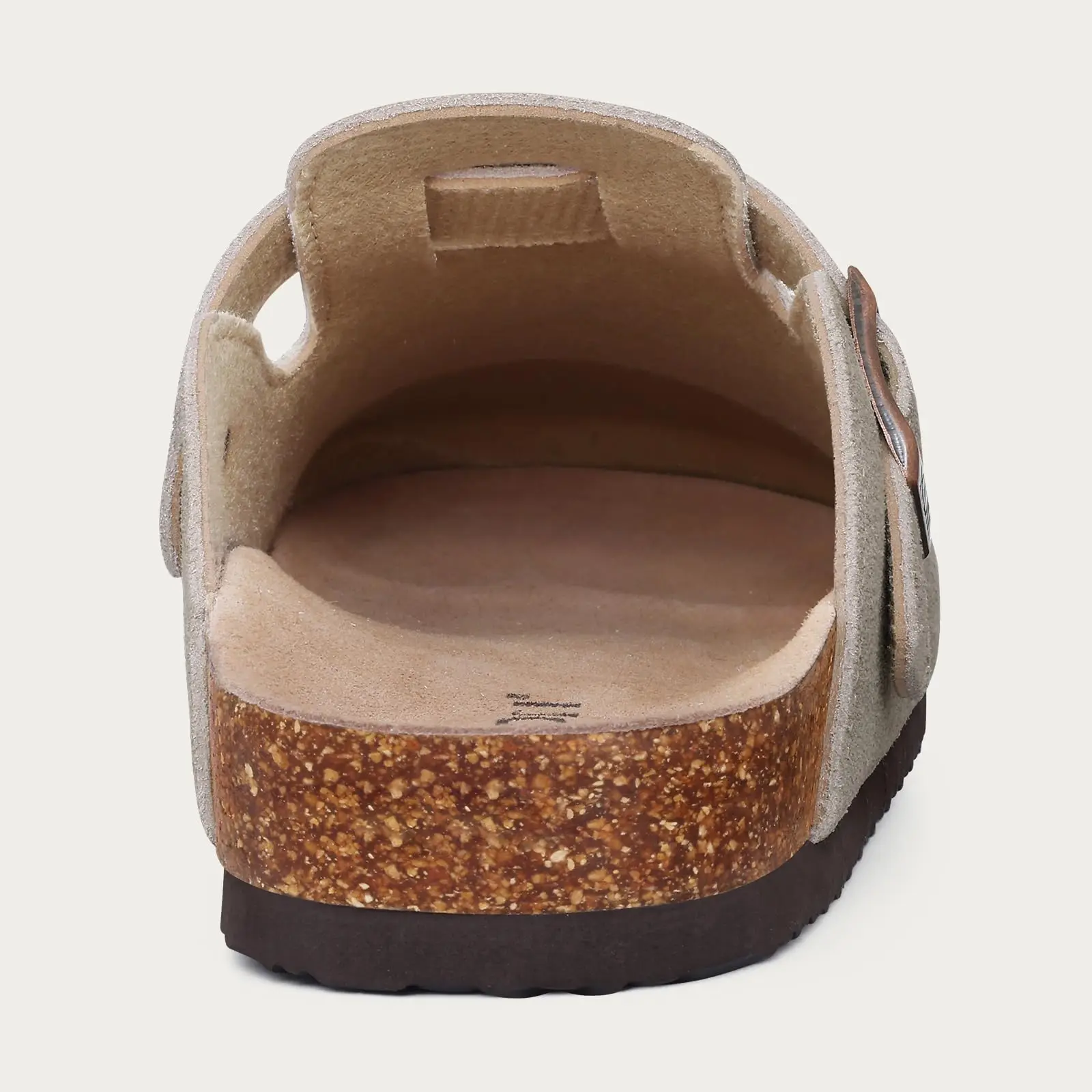 Comwarm Fashion Men Clogs Slippers Women Classic Cork Footbed Suede Mules Cozy Potato Shoes With Arch Support Men Beach Slippers 4