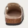 Comwarm Fashion Men Clogs Slippers Women Classic Cork Footbed Suede Mules Cozy Potato Shoes With Arch Support Men Beach Slippers 4