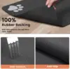 Pet Feeding Mat-Absorbent Pet Placemat for Food and Water Bowl with Waterproof Rubber Backing Quick Dry Water Mat for Dog Cat 5