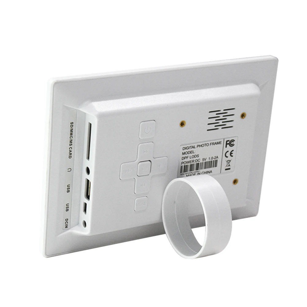 HD LED 디지털 포토 프레임 시계, 달력 비디오 플레이어 지지대, USB, MMC, SD, MS 카드, 800*480 데스크탑 전자 앨범 선물, 7 인치
