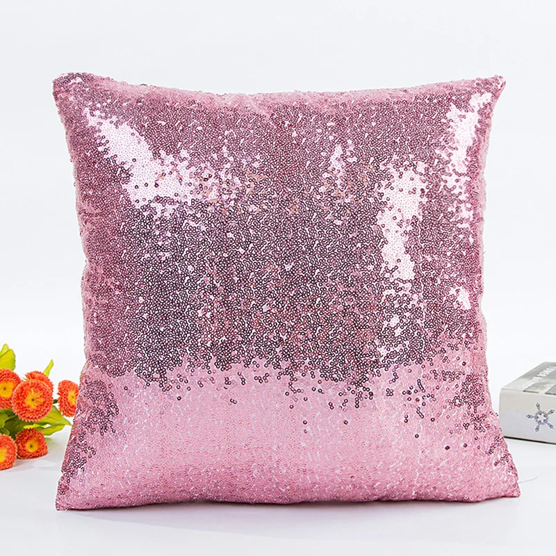 Sequin Pillow Cover Square Cushion Pillowcases  Bar Party Home  Gift Halloween  Wedding Festival 2