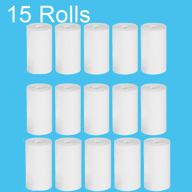 57*30mm Thermal Paper White Children Camera Instant Print Kids Camera Printing Paper Replacement Accessories Parts