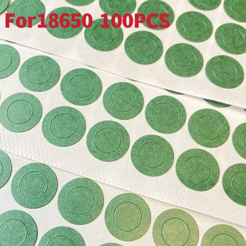Li-ion Battery Insulation Gasket Barley Paper Battery Pack Cell Hollow Insulating Electrode Insulated Pads 18650 21700 32650 100