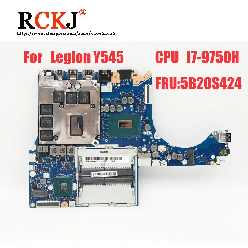 Original For Lenovo Legion Y545 Laptop Motherboard Cpui79750h 1660ti