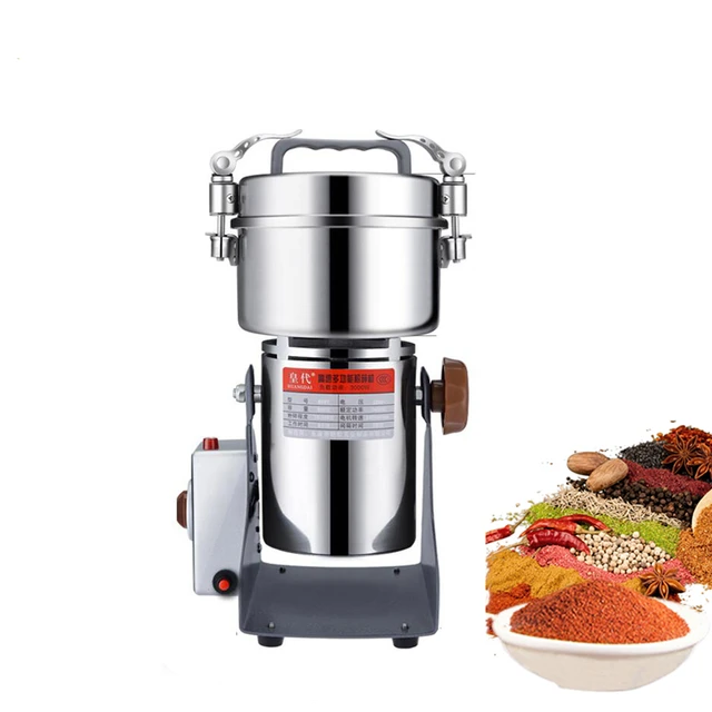 800G Spice Grinder Grain Herb Spices Mill Coffee Grinder Machine Swing Type  Grains Grinder Medicine Wheat Mixer Dry Food Grinder - AliExpress