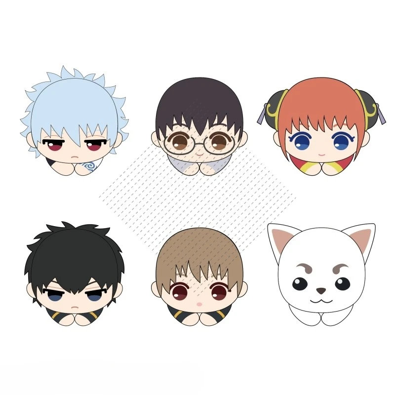 

Game Takasugi Shinsuke Sakata Gintoki Hijikata Toshirou Okita Sougo Keychain Doll Anime Acrylic Keyring Pendant Gift