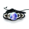 Project SEKAI Anime Wonderlands×Showtime Kamishiro Rui Leather Bracelets Glass Multilayer Braided Bracelets Bangles Jewelry Gift 6