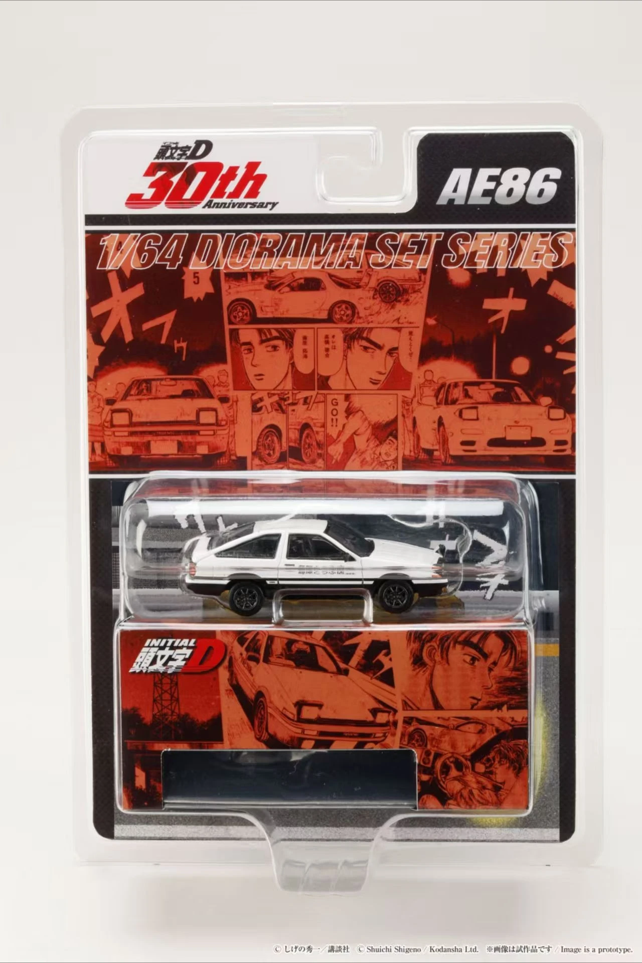 頭文字D 30th 1/64 Trueno AE86& IMPREZA GC8 頭文字D 30th 1/64 Trueno (AE86) ＆ IMPREZA (GC8) - SUBARU