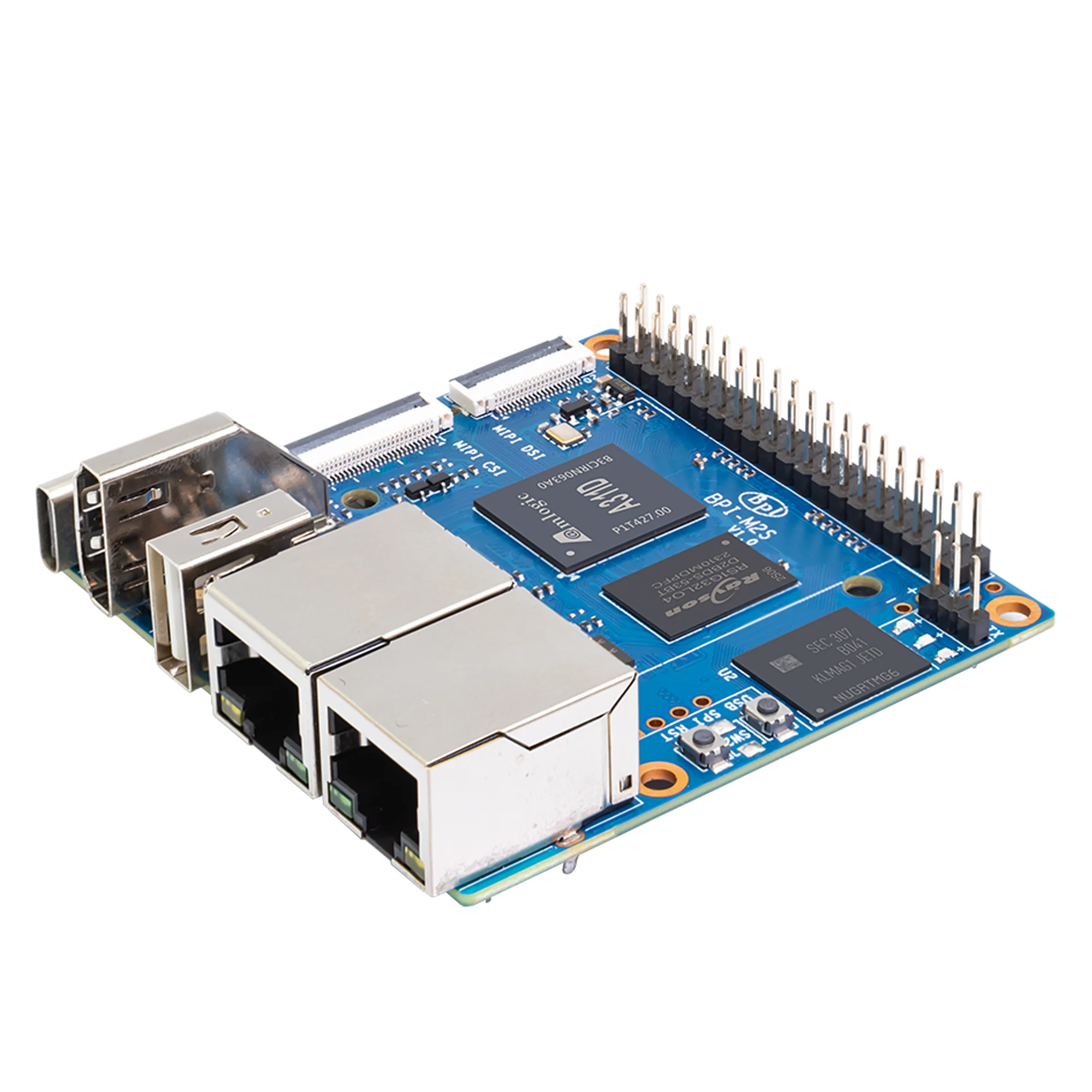 Banana Pi-bpi-m2s Soc Amlogic A311d e S922x Hexa-core 4gb de Ram Lpddr4 16gb de Vídeo Emmc Hdmi 2.1 4kp60 so Ubuntu Debian Android - Imagem 2