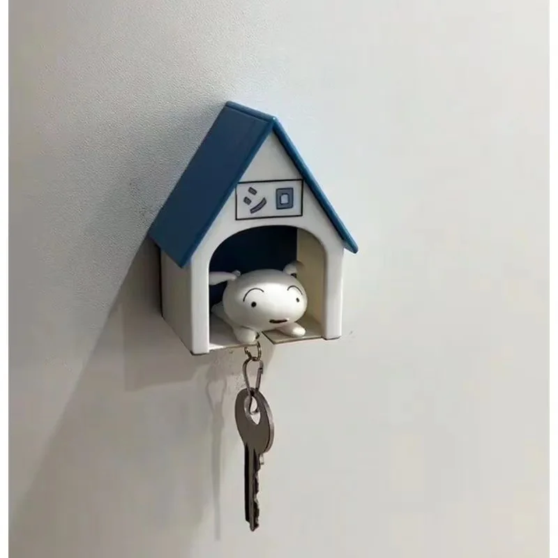 새로운 애니메이션 크레용 신짱 노하라 시로 카와이 피겨 모델 장난감 인형 항목 키 행거 독창성 선물