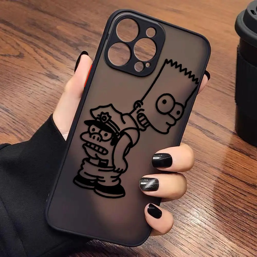 thumbnail image 1 of Case for iPhone Apple 14 13 11 12 MINI Pro XS Max XR X 7 8 SE 2022 2020 6 6S Plus Case Funda Capa Shell Movie The S-Simpsons-S, 1 of 5