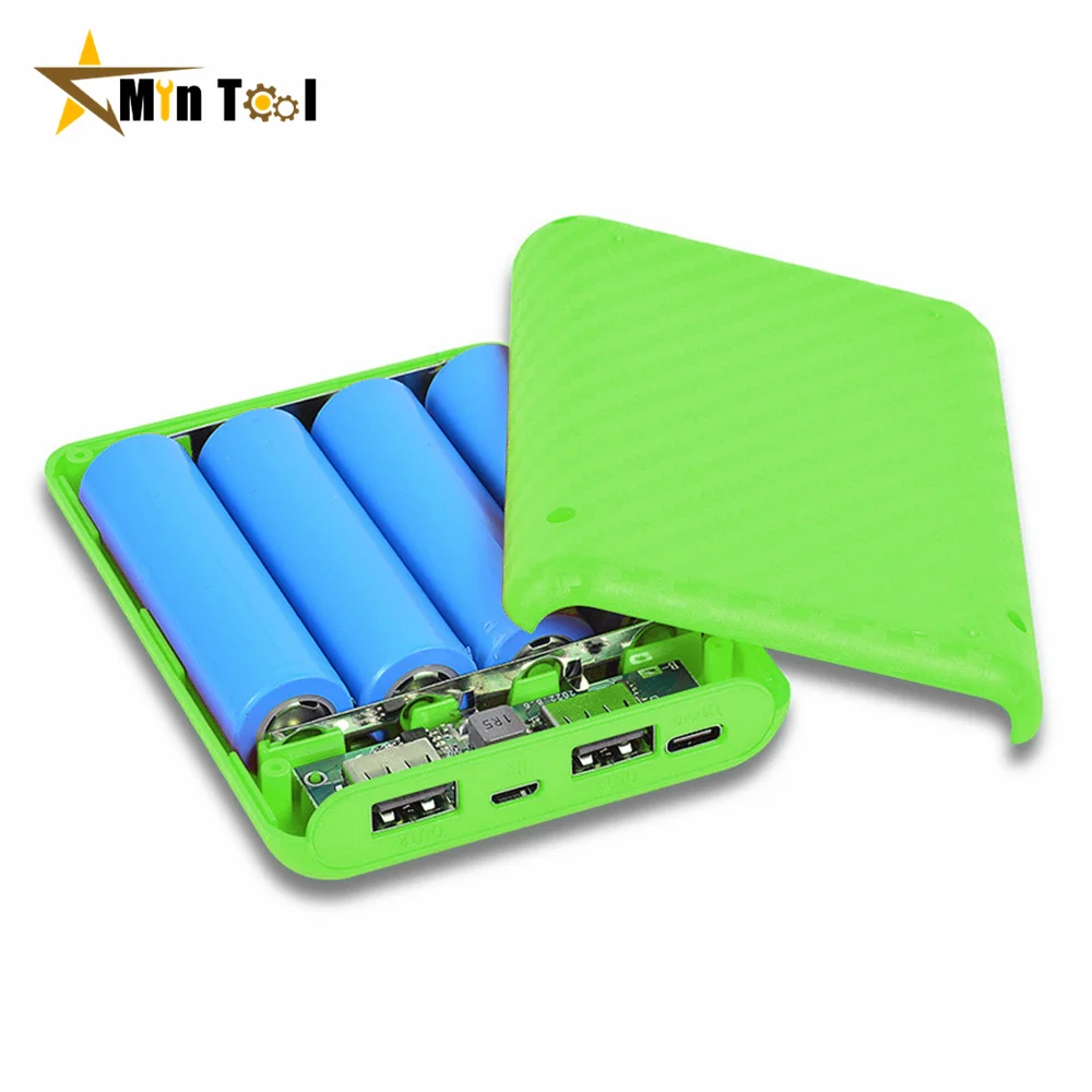 18650 Battery Box Case DIY Power Bank Charger Shell Charging Case Mini Solderless Power Supply 4