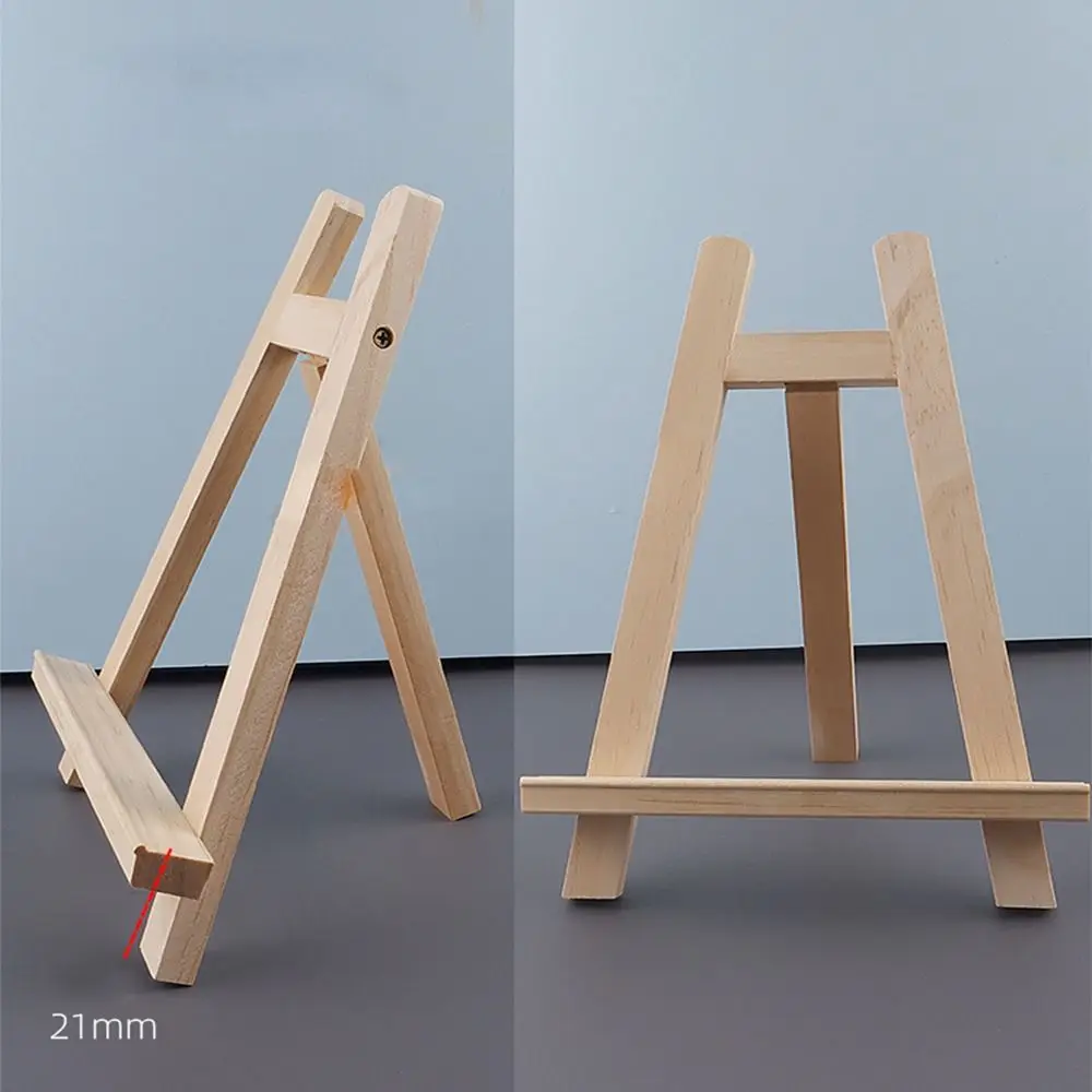 1pc Wood Artist Tripod Painting Easel For Photo Painting Postcard Display  Holder Frame Cute Desk Decoration - AliExpress