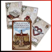 38 Sheets English Version Old Style Lenormand Fortune-telling Cards 9*6cm 2