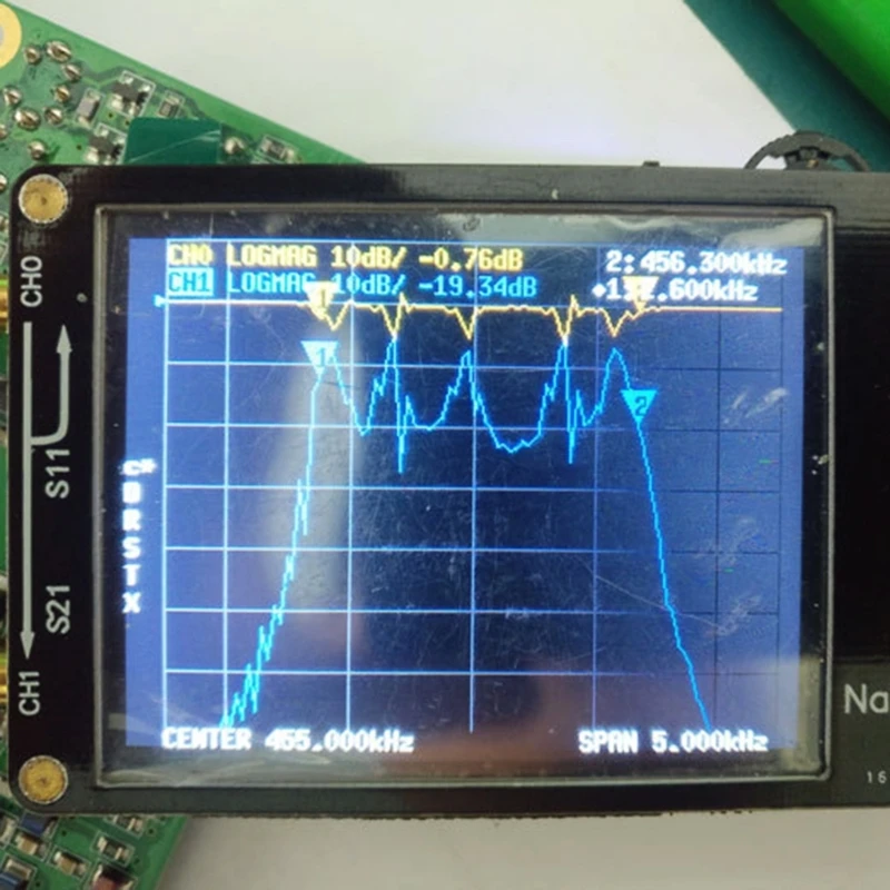 50KHz-1.5GHz MF-HF VHF-UHF Antenna Analyzer Measuring S Parameters Smith- Chart DropShipping 5