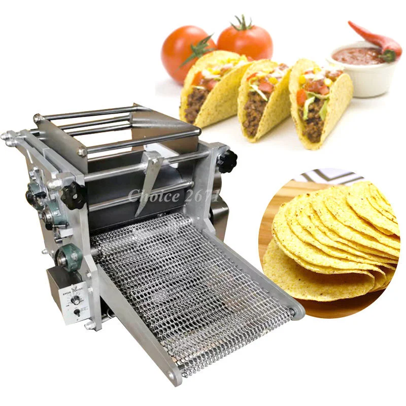 

Fully Automatic Corn Flour Mexican Tortilla Machine Taco Roti Maker Press Bread Grain Product Tortilla Making Machines Low Price