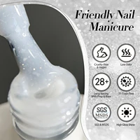 BORN PRETTY 10ml Snow Glitter Jelly Gel Polish Christmas Vernis Semi Permanent Nail Art Soak Off UV Gel Manicure Nail Supplies 6