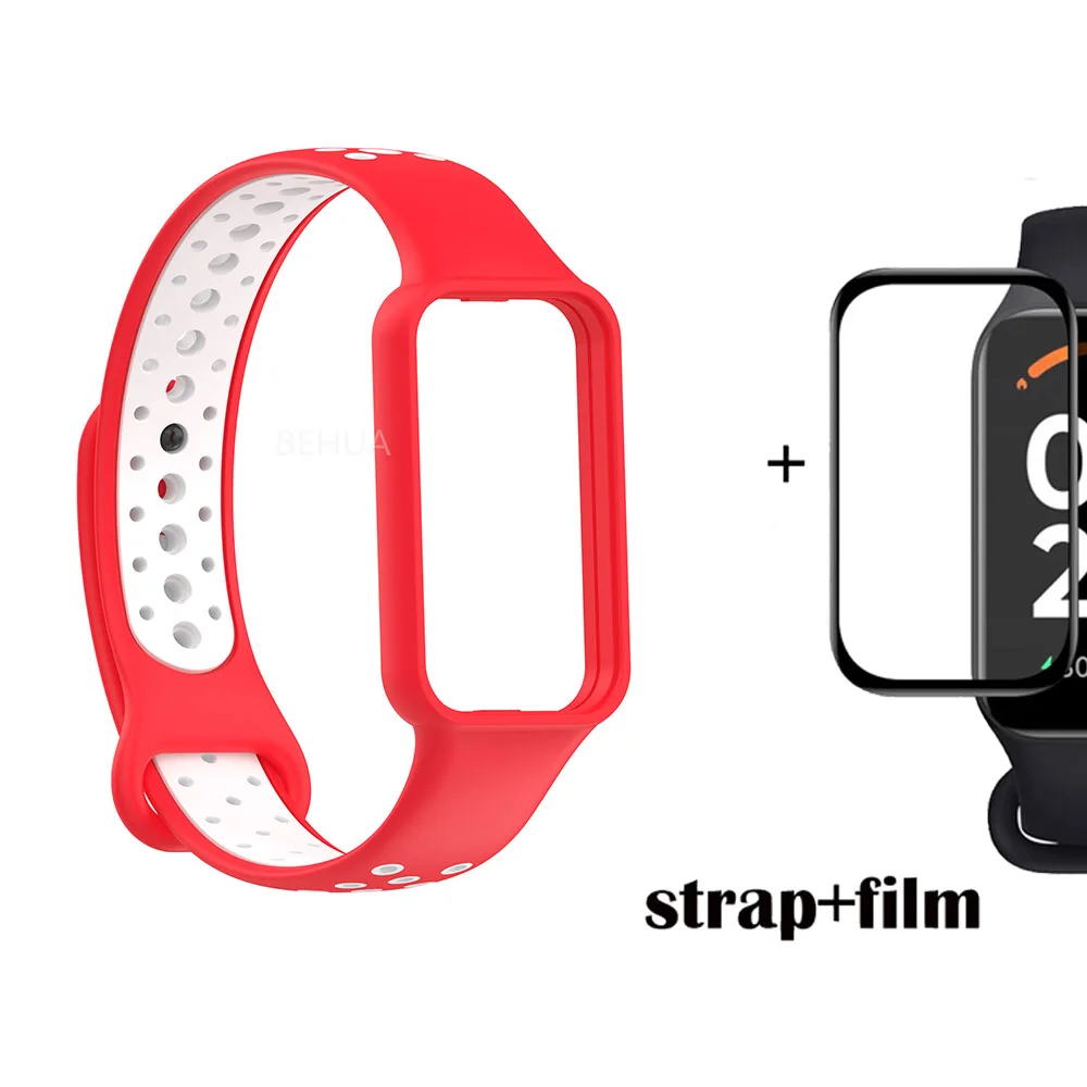 Silicone Replacement Band with Protector Film