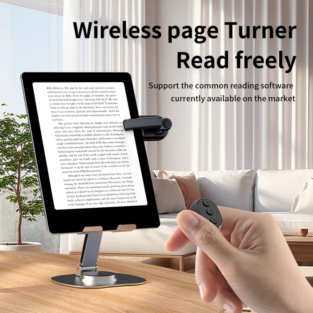 Wireless Page Turner Remote for E-Readers and Live Streaming