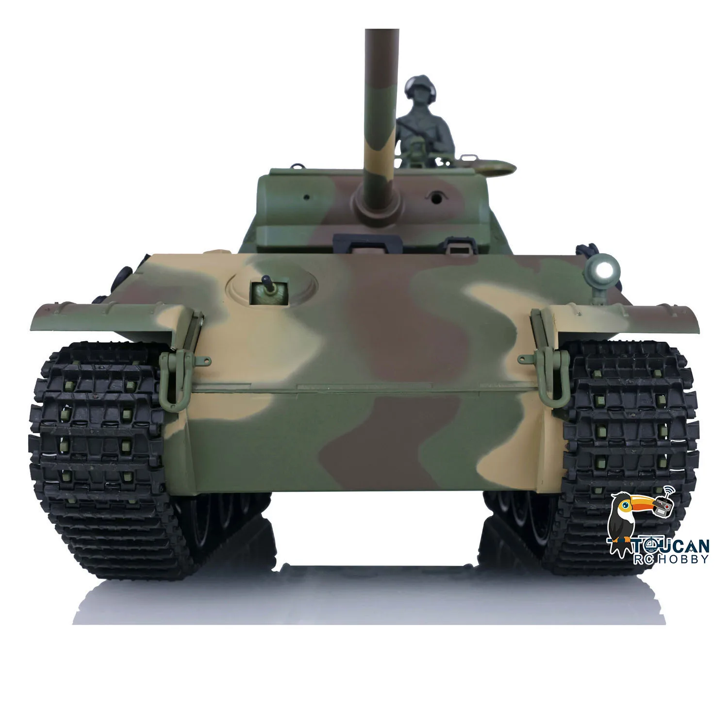 2.4G Heng Long 1/16 스케일 RC 탱크 7.0 플라스틱 3879 독일 팬더 G RTR 모델 선물용TH17485-SMT4