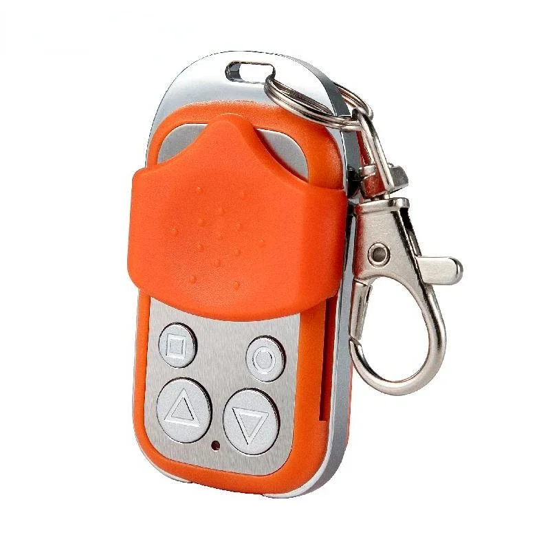 

VEVOR Door Remote Control 4Button Garage Gate Door Opener Duplicator Clone Cloning Code Car Key Orange/Black Wireless Waterproof