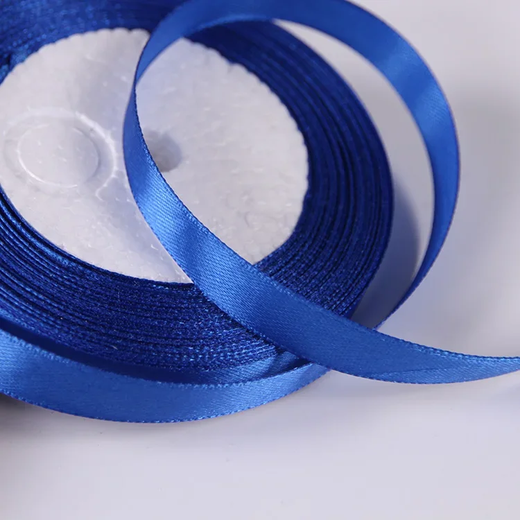 Satin Ribbon for DIY Crafts and Decorations - 10mm Width, Multiple Color Options