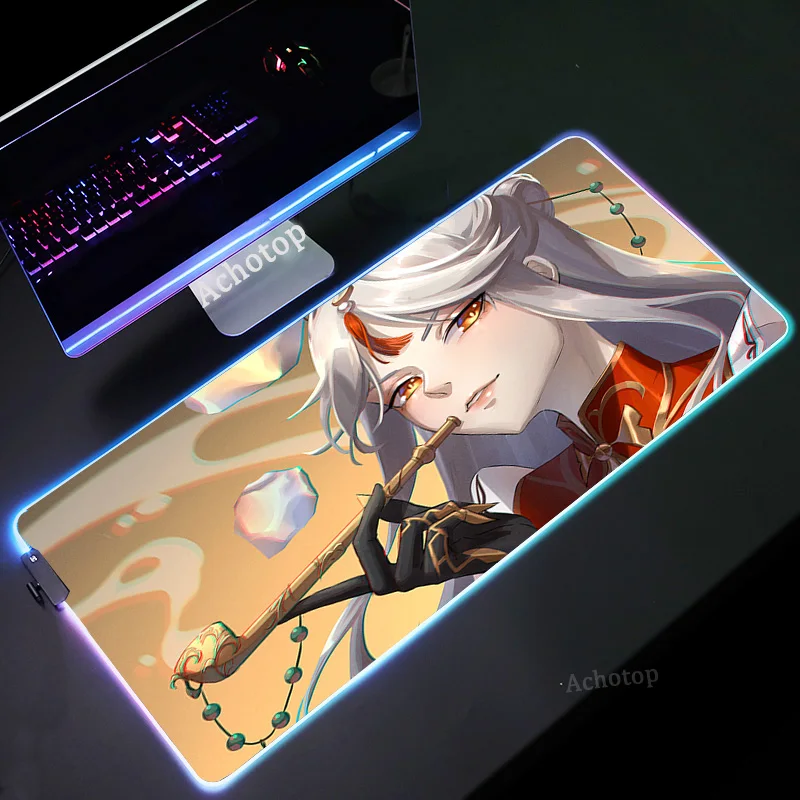 Tapis De Souris Genshin Impact – Petit Tapis De Bureau HD – Cadeau Fan – Modèle #64