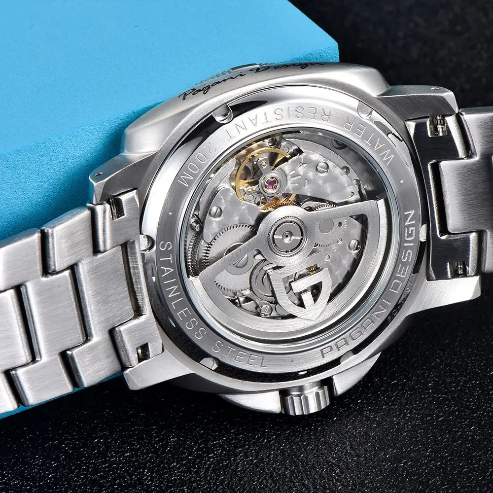 PAGANI Design Men Automatic Mechanical Watches Diver Watch For Top Brand Luxury 200M Waterproof AR Sapphire Watch for Men PD1767