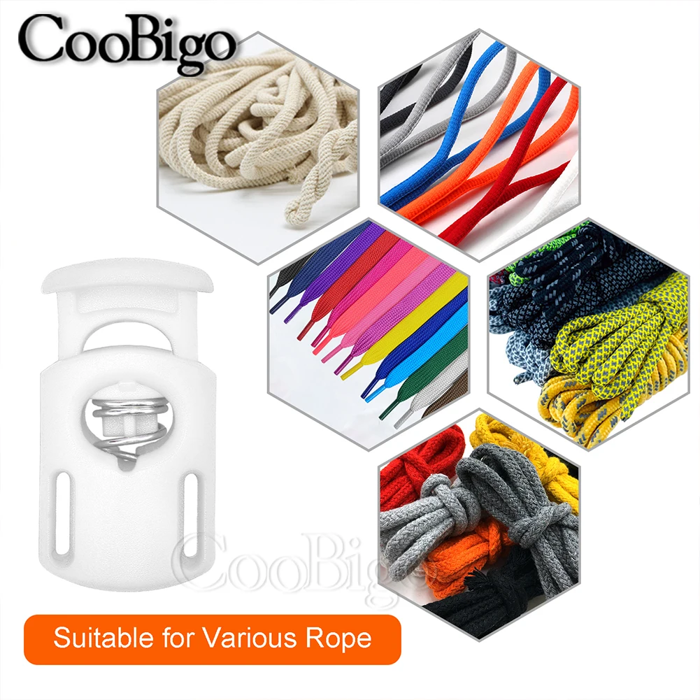Cord Lock Stopper Cord Stopper Cord Lock Cord End Lock 10pcs For Drawstring Lanyard Paracord Shoeslace Clothing