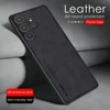S 25 Ultra Case Sheepskin Leather Back Cover For Samsung Galaxy S25 Ultra Plus 5G Lens Protector Shockproof Coque S25Ultra S25+ 1