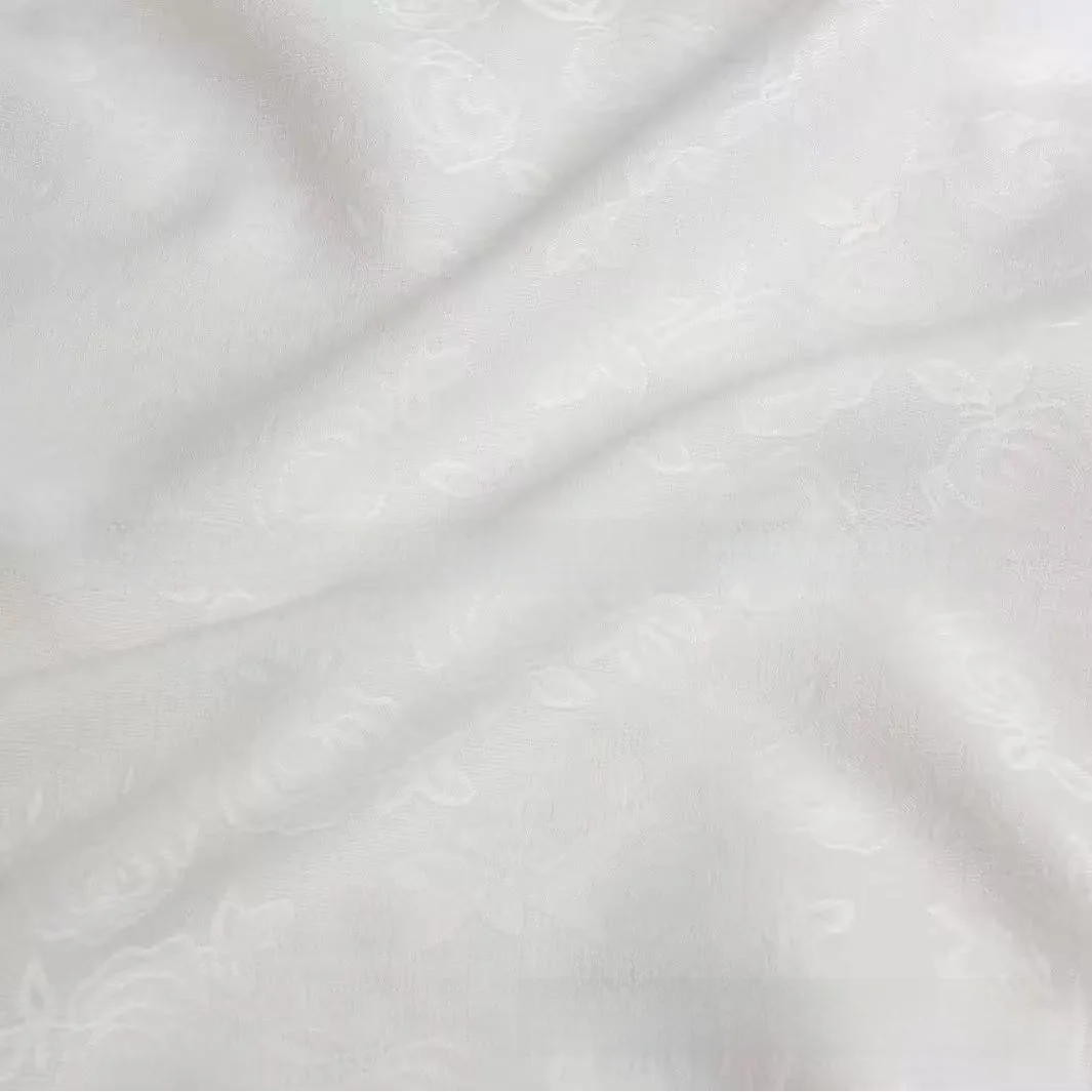 모조 아세테이트 짙은 무늬 자두 난초 대나무 국화 자수 원단 치파오 드레스 새로운 중국 스타일 고대풍...