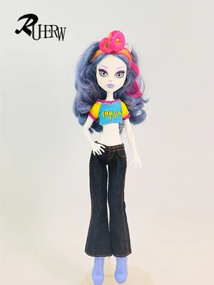 New Quality Doll Dress for Monster High doll Soft Casual Wear Handmade Clothes Outfit Doll Clothing Set Girl Playing House Toys