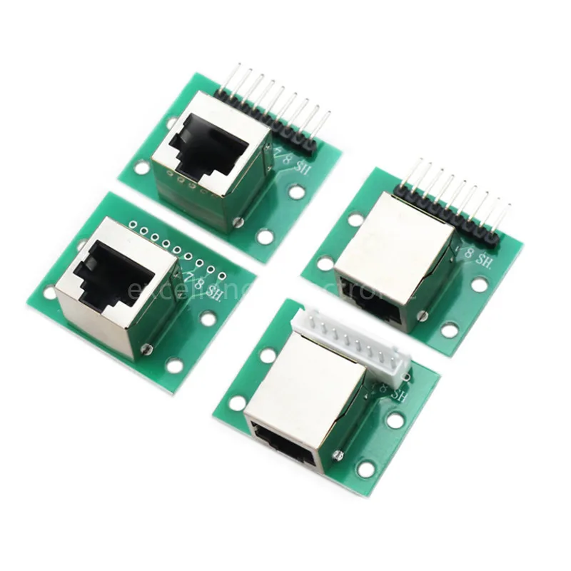 Orolotay RJ45 Breakout Board 10 Stück – Modularer Ethernet-Steckverbinder Adapter Für PCB-Lötprojekte