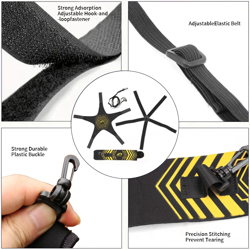 1 Set Agility Ladder Set, Football Speed Agility Training Aid Equipment, With 12pcs Disc Cones, 1pc Skipping Rope, Straps, 4pcs