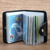 Business Card Holder Anti-theft ID Credit Card Holder Fashion Women's 24 Cards Slim PU Leather Pocket Case Coin Purse Wallet 3