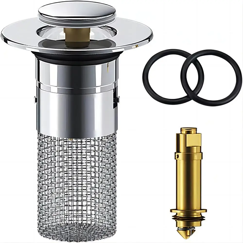 Sink Stopper Bathroom Pop-Up Sink Filter Plug Stopper Wash Basin Hair Catcher Drains Filter Kitchen Accessories bathroom sink plug sink drain strainer drain seal plug