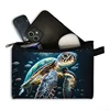 Otter Octopus Dolphin Jellyfish Turtle Cosmetic Case Women Makeup Bag Lipstick Napkin Phone Storage Bags Ladies Toiletries Bag 4