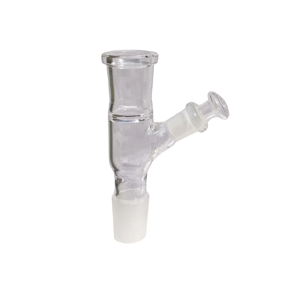 14/18mm Male to 18mm Female Glass Gube Attachment with 10mm Plug Include 50pcs 304 Stainless Steel Screen glass adapter