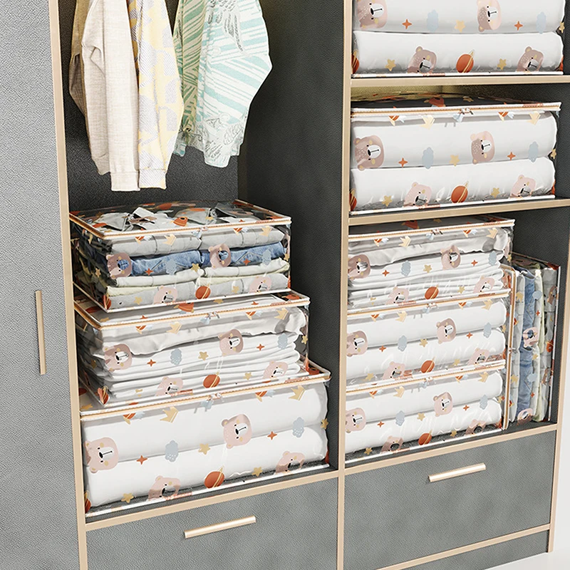 1pc Bed Bottom Storage Box Foldable Clothing Quilt Storage Bag Household Dust And Moisture Bedroom Toy Sundries Organizing Bag 6