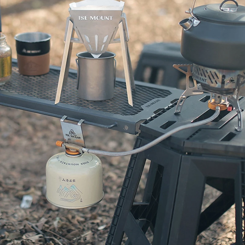 Outdoor Hang Gas Canister Hook Camping Equipment Gas Stove Tank Organizer Outdoor Tools Stove Tank Hanger Hook for Camping Table