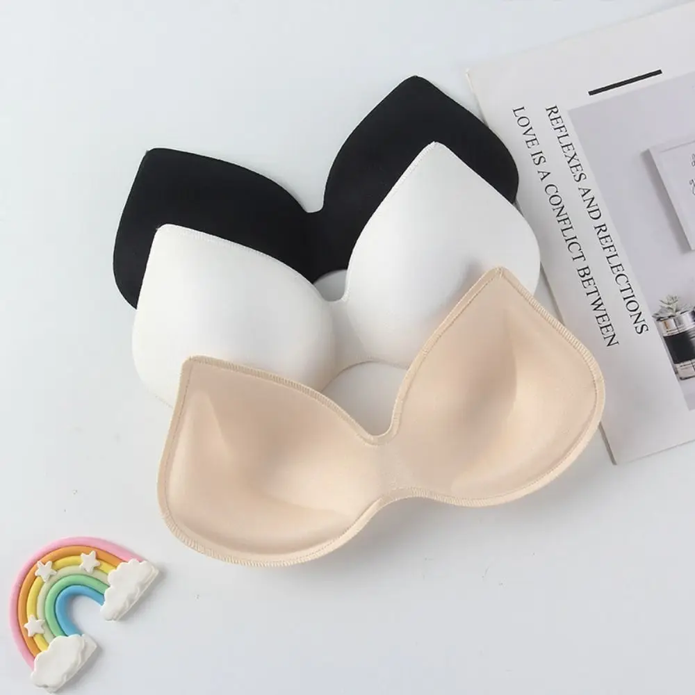 

Enhancer Bikini Pads Soft Removable Chest Cups Sponge Bra Pads Breast Insert Push Up Breast Pads Enhancer Chest Cups