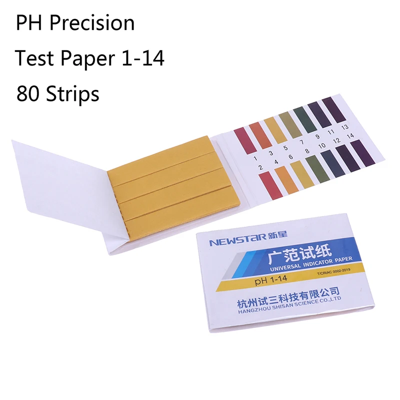Description Picture 2 of item80 Strip 1-14st Test Strips Litmus Test Paper Full Range Acidic Alkaline Indicator Or PH Value 5.5-9.0 Hot Sale