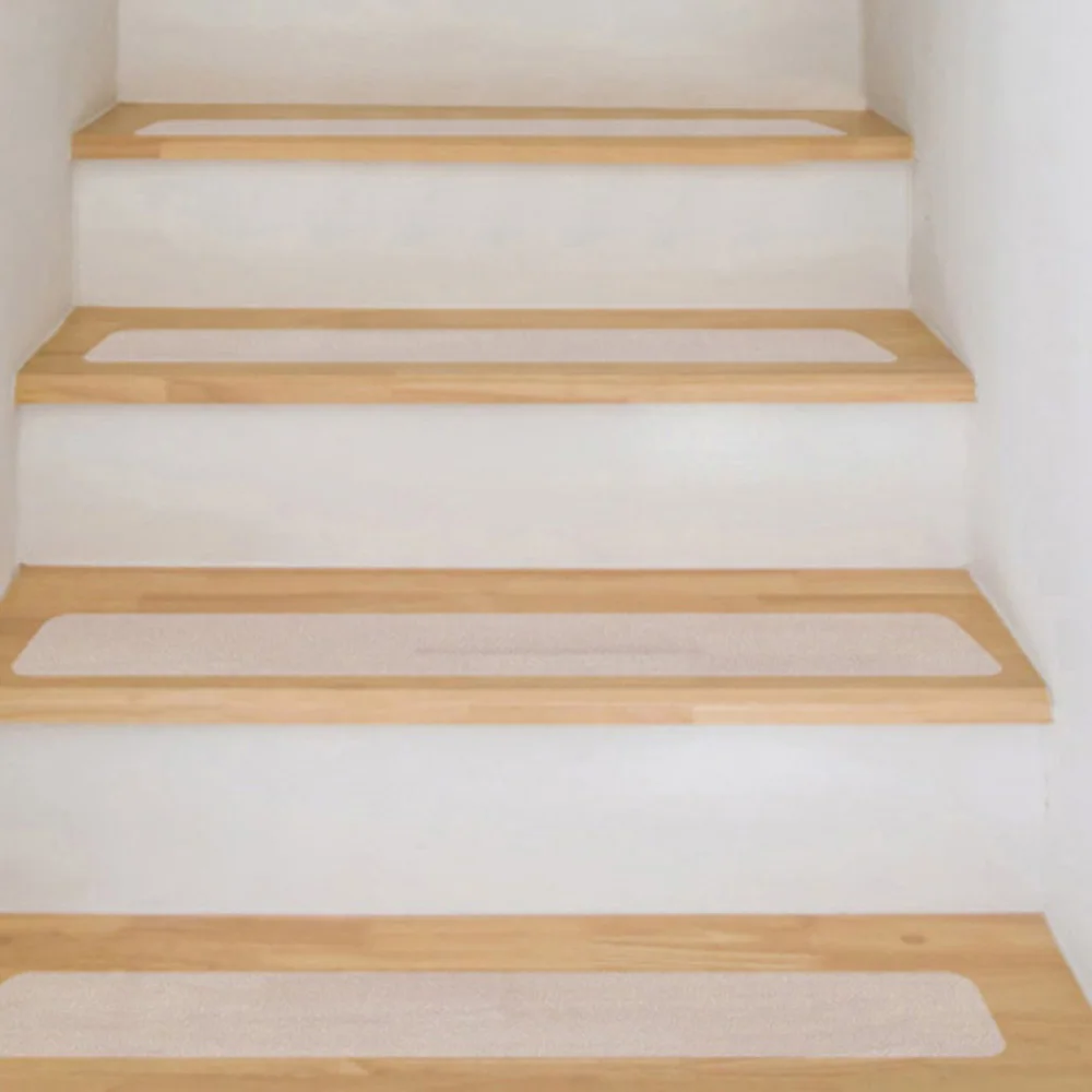 Stair Anti-Slip Stickers Non-Skid Clear Floor Tape Clear Stair Treads Carpet Protector Set for Pet Children Old Men